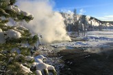 Norris Geyser Basin Scenery